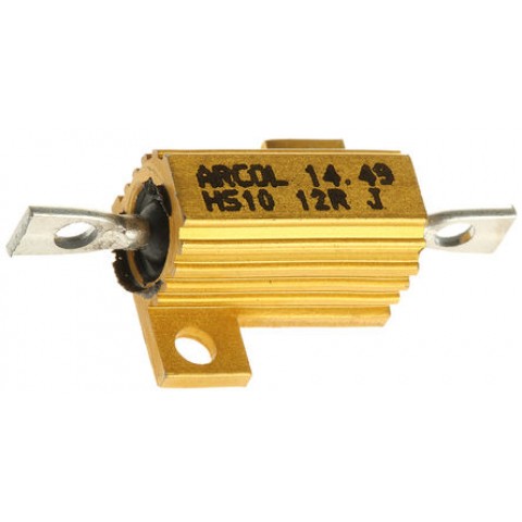 HS 10W 12RJ HEATSINK RESISTOR 5%